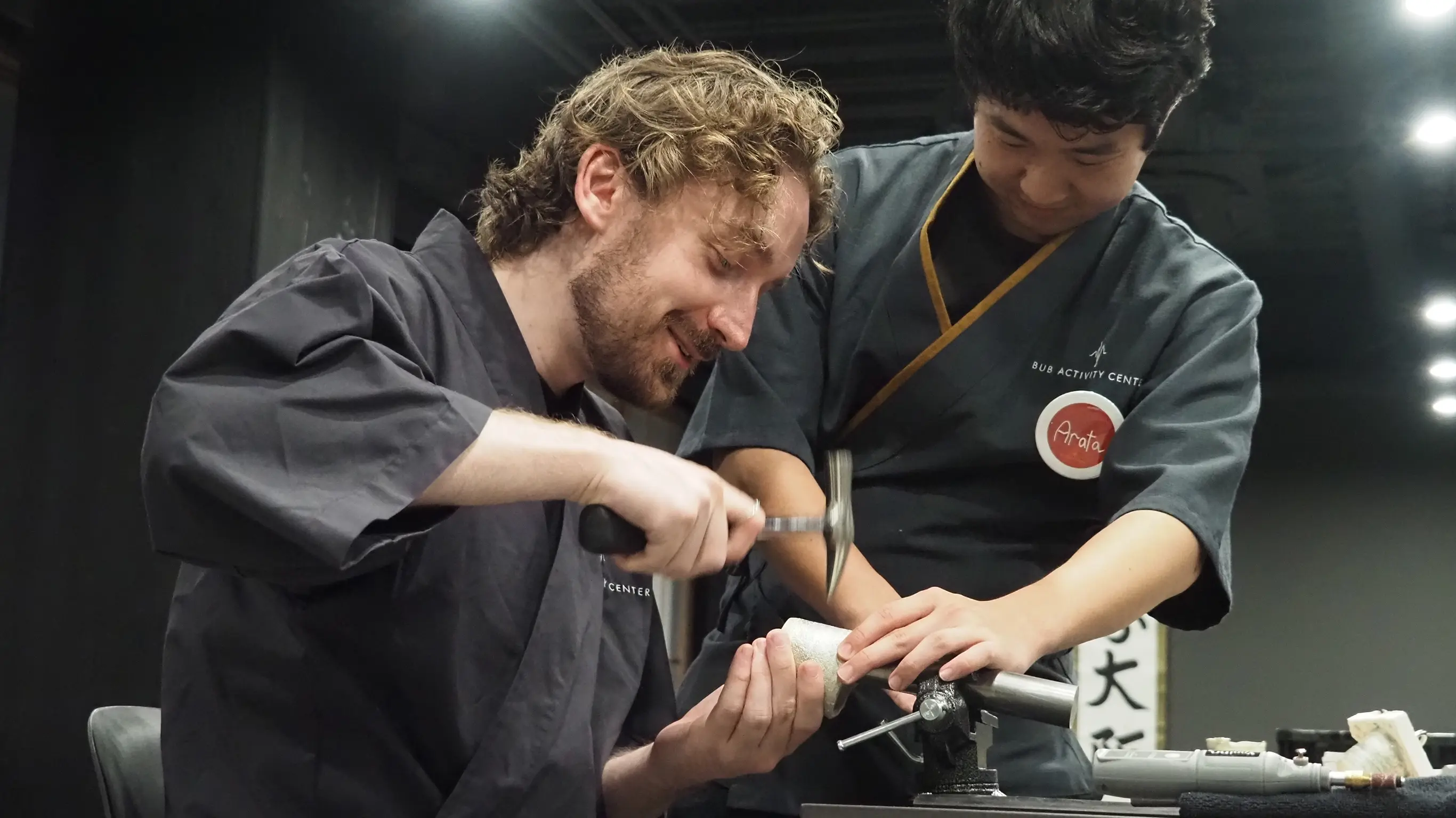 Knife-making experience at BAC